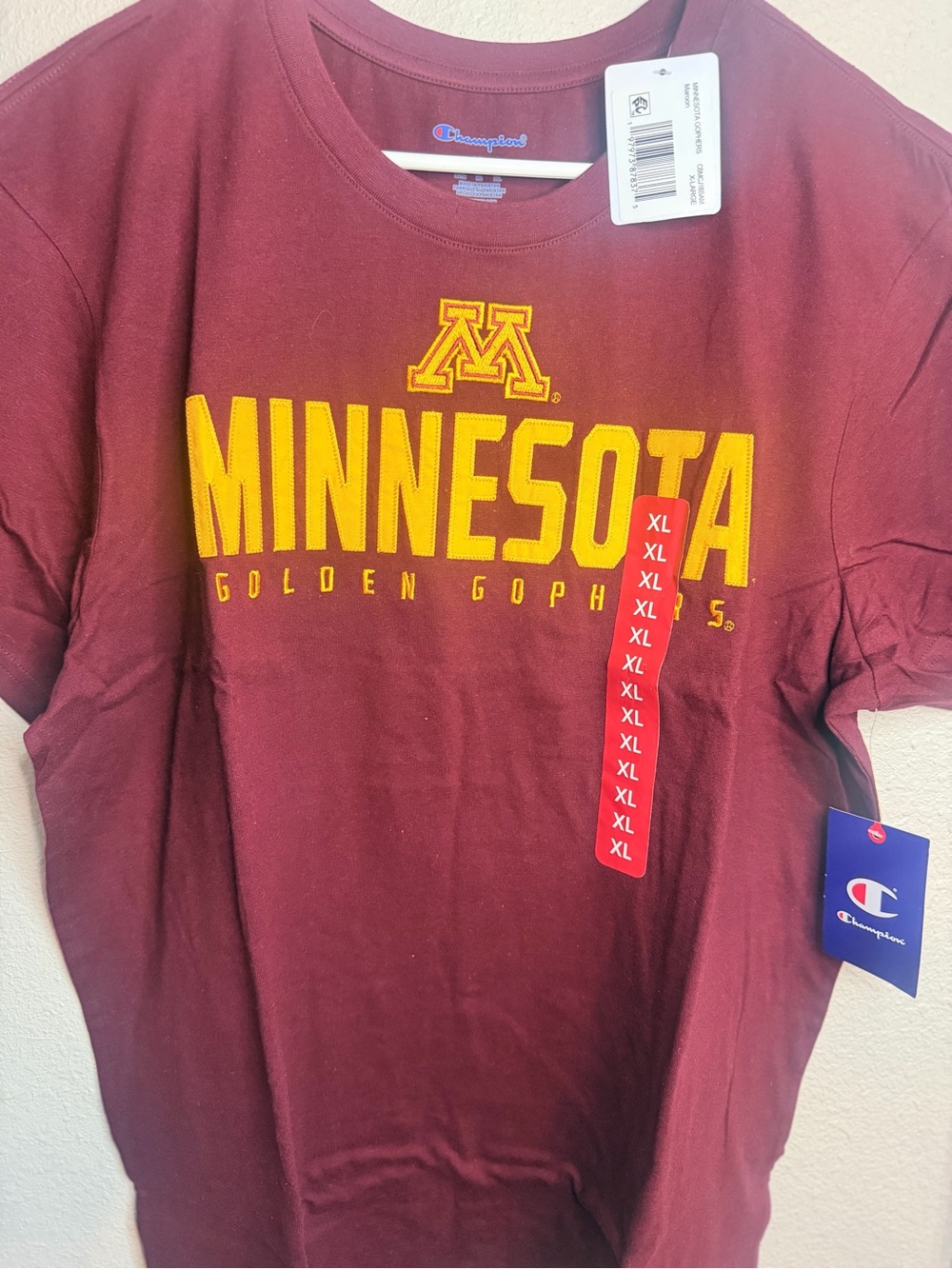 Men’s Champion Minnesota Golden Gophers Maroon T-Shirt